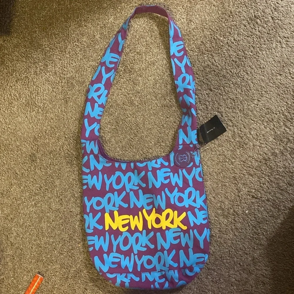 NWT Fashion New York Cross-bod Bag Shoulder Hippie Multi Color Sling Robin Ruth - Picture 12 of 12